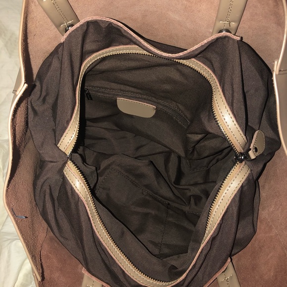 Unbranded Genuine Leather Tote - Neutral Color good for all seasons - Picture 4 of 5